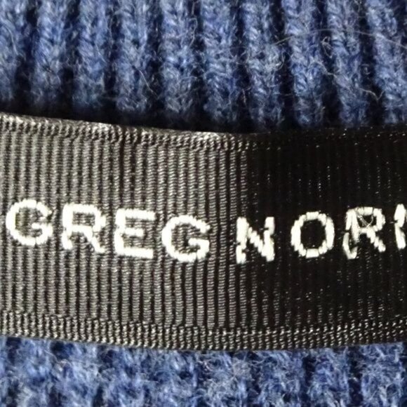 Men's Greg Norman Blue Vest Size X-Large - Picture 3 of 4